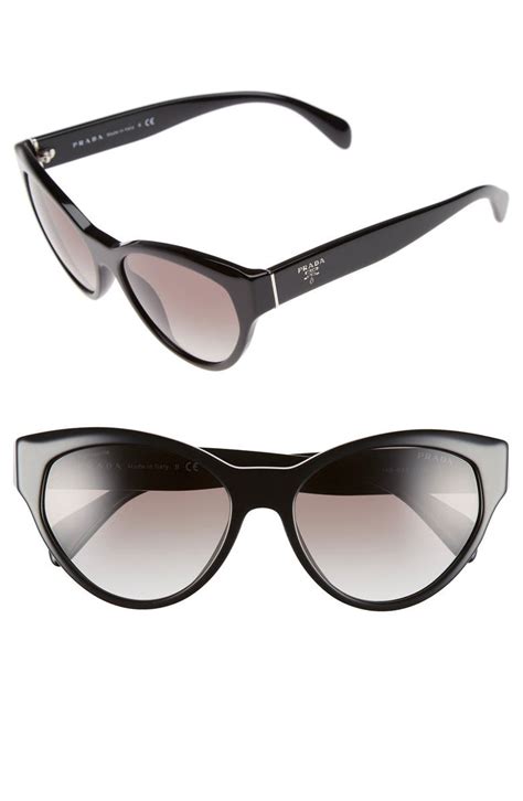 Prada 55mm Gradient Cat Eye Sunglasses 